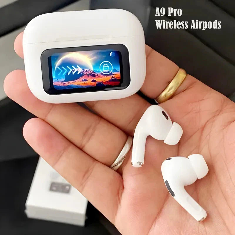 Latest V20 LED touch screen Earbuds ANC+ENC Noise Cancelling - Premium Quality Stile Gadget