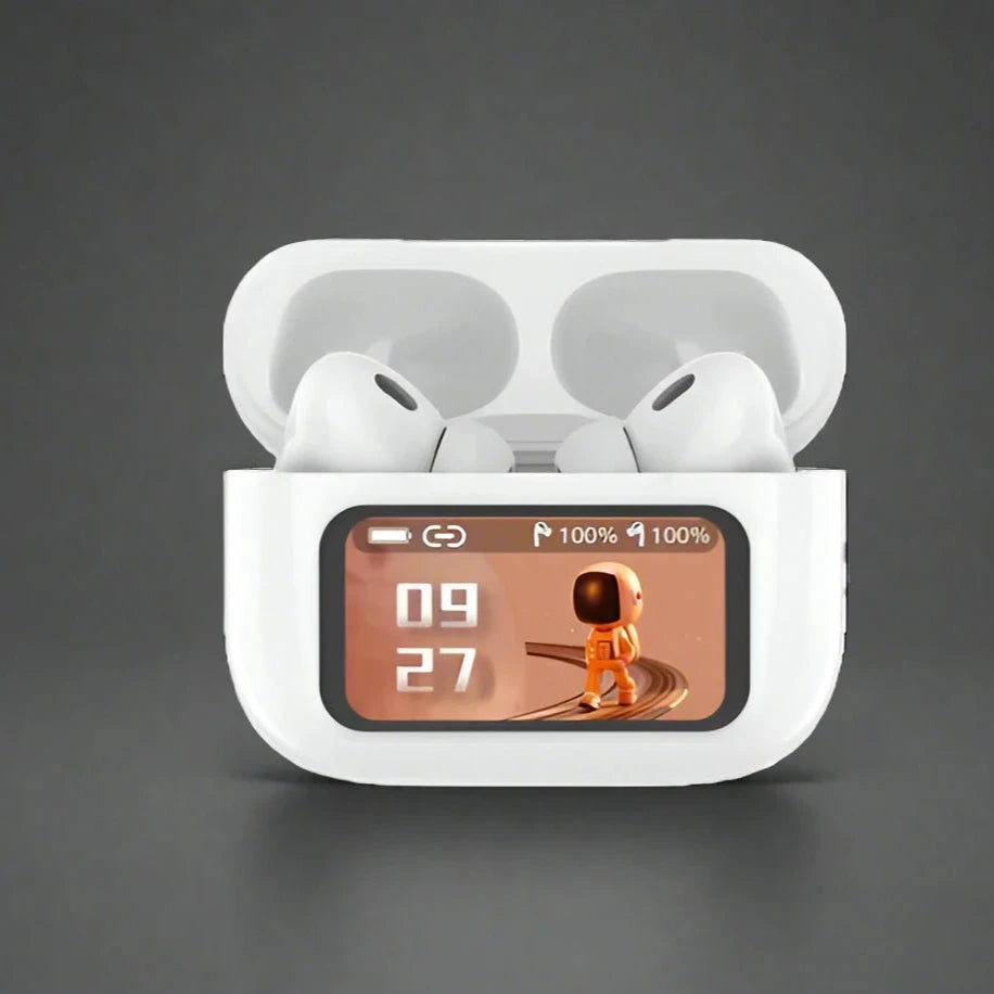 Latest V20 LED touch screen Earbuds ANC+ENC Noise Cancelling - Premium Quality Stile Gadget