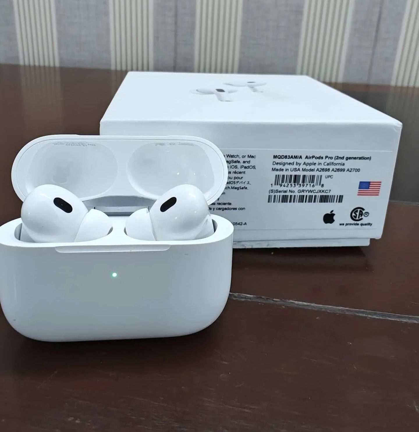 USA Airpords Pro 2nd generation, made in California design in USA - High quality sound and battery timing Stile Gadget