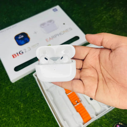 i20 Ultra Smart Watch with Airpods Pro and 7 Straps | 10 in 1 Smart Watch Box - Stile Gadget