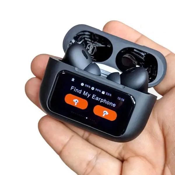A9 AIRPODS PRO Touch Screen ANC/ENC Noise Reduction, Touch Control Wireless Headset TWS Noise Cancelling Earbud Bluetooth 5.4 Wireless Earbuds Stile Gadget
