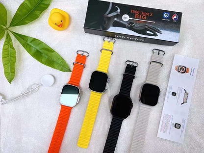 T900 Ultra 2 Smart Watch, High quality hd display with premium quality Strap Full Touch Watch for Men & Women