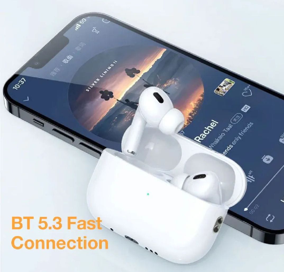 2025 Apple Airpods Pro 2nd generation, Premium Quality sound with free cash on delivery with Allow to open