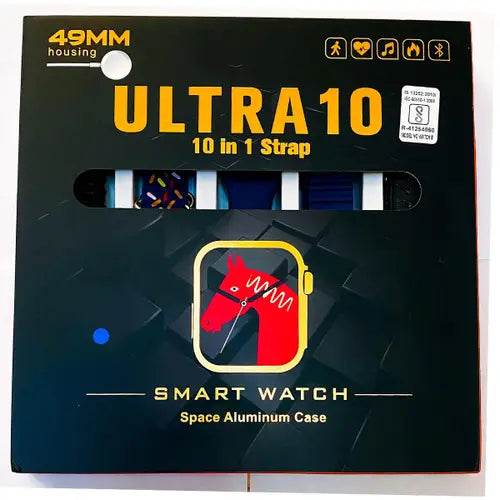 Latest Ultra 10 Smartwatch – 10-in-1 Series 8 with 2.0" HD Screen, 10 Straps & Advanced Health Tracking Stile Gadget